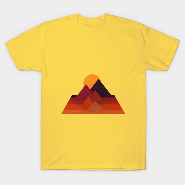 Sunset in desert 1 T-Shirt by RackaFilm